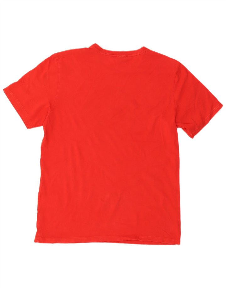 North Sails Herren-T-Shirt mit normaler Passform, mittelroter Baumwolle