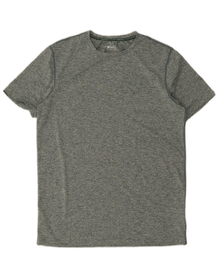 MOUNTAIN WAREHOUSE Herren-T-Shirt-Oberteil, klein, grün geflecktes Polyester