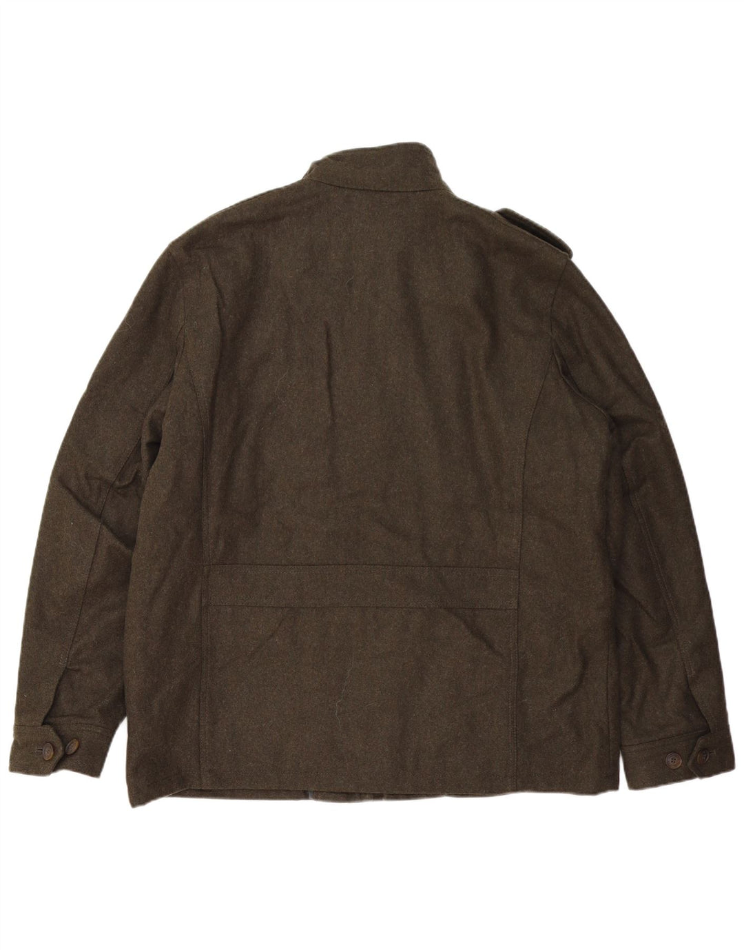 Dockers Herren Militär-Utility-Jacke UK 42 XL Khaki Wolle