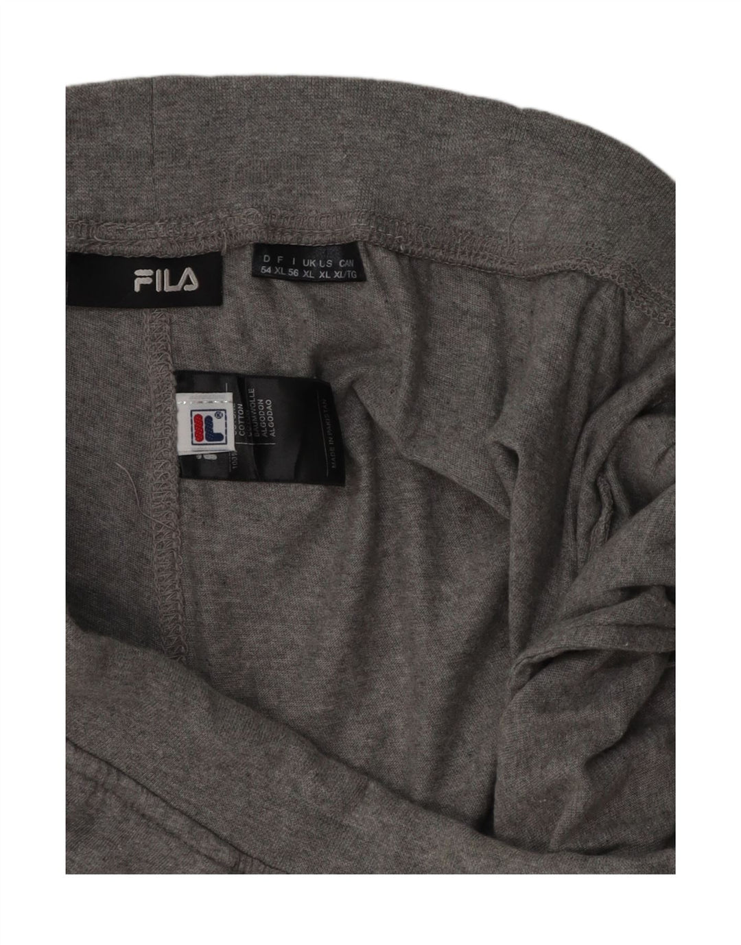 FILA Mens Sport Shorts XL Grey Cotton