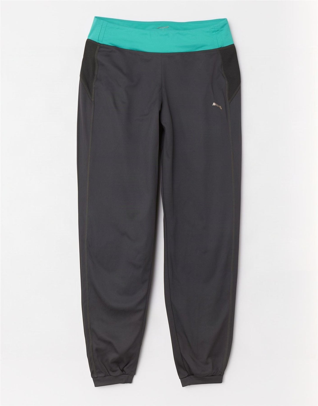 Puma Damen Trainingshose Jogger UK 12 Mittelgrau Farbblock