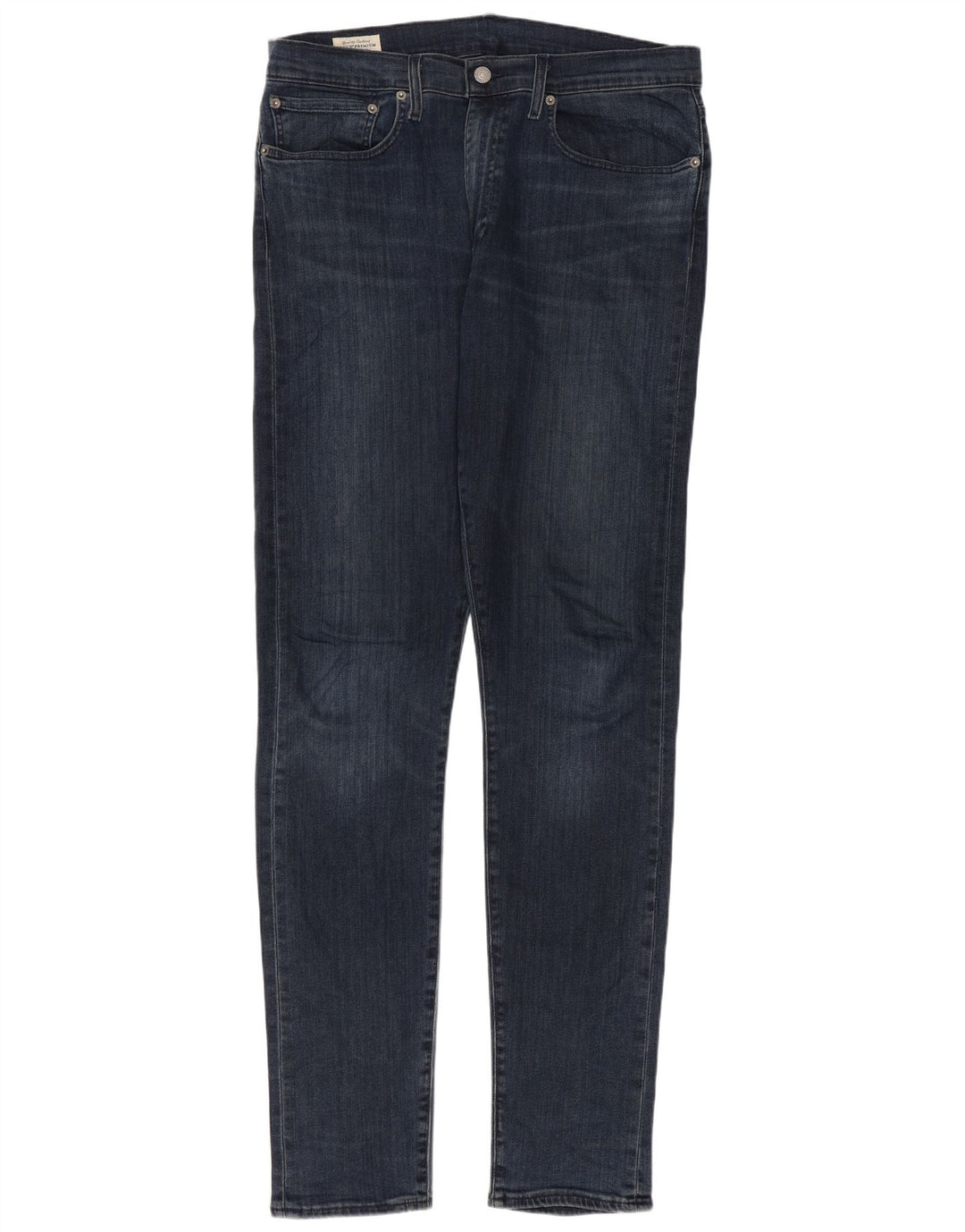 Levi's Damen 512 Slim Tapered Jeans W34 L36 Marineblau