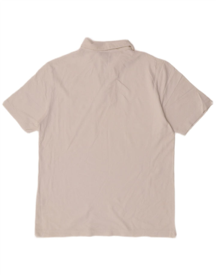 Cerruti 1881 Herren Poloshirt IT 50 Mittelweiße Baumwolle