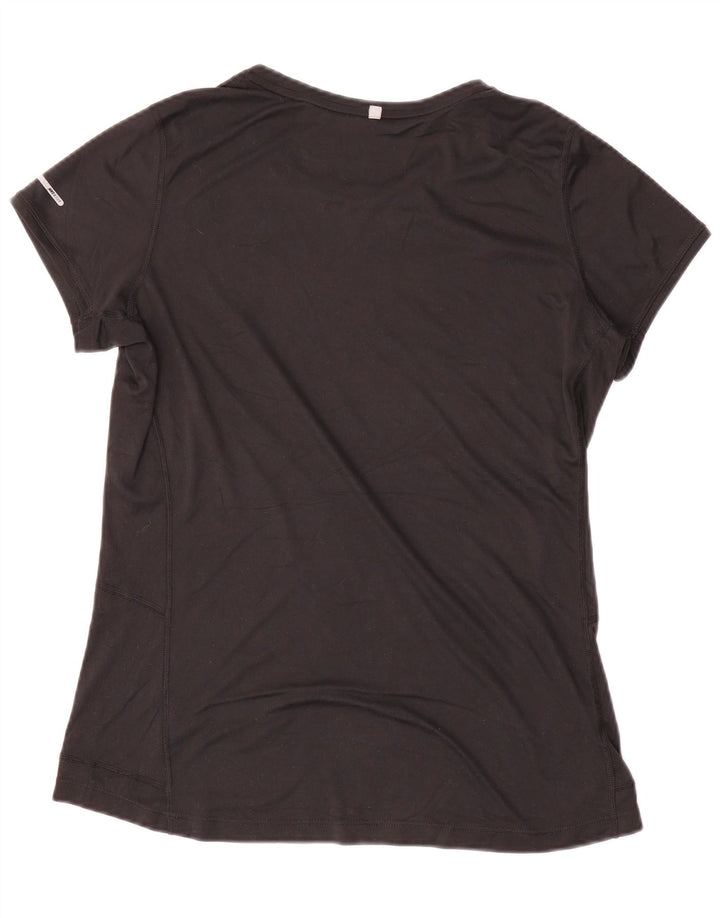Nike Herren-Lauf-T-Shirt mit kurzen Ärmeln, Größe L, Schwarz