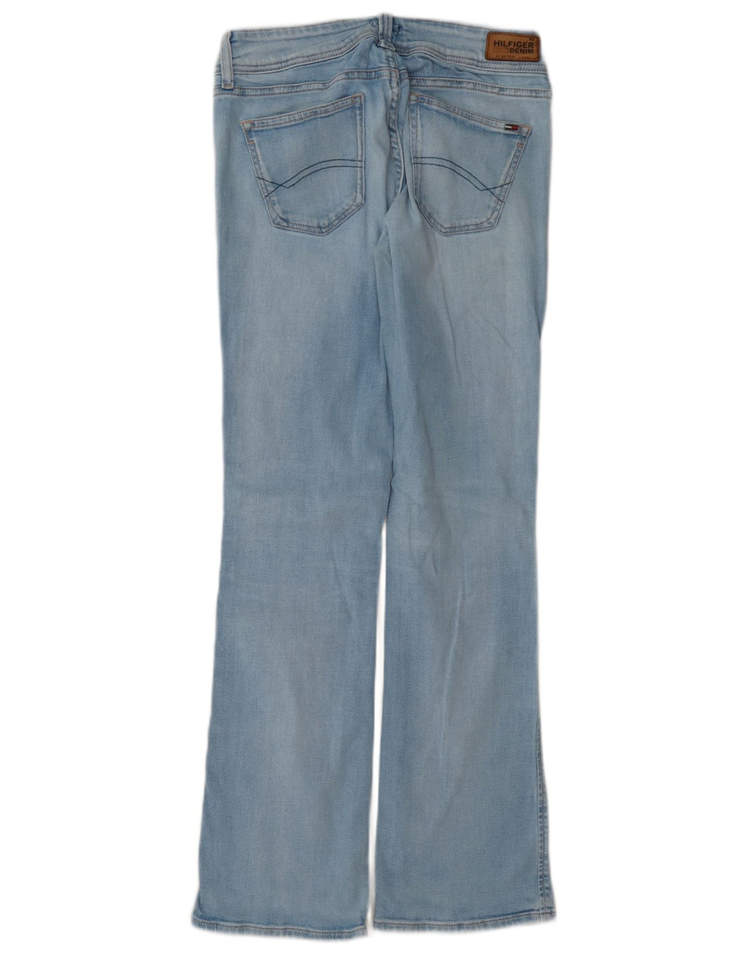 Tommy Hilfiger Damen Bootcut Jeans W29 L32 Blaue Baumwolle