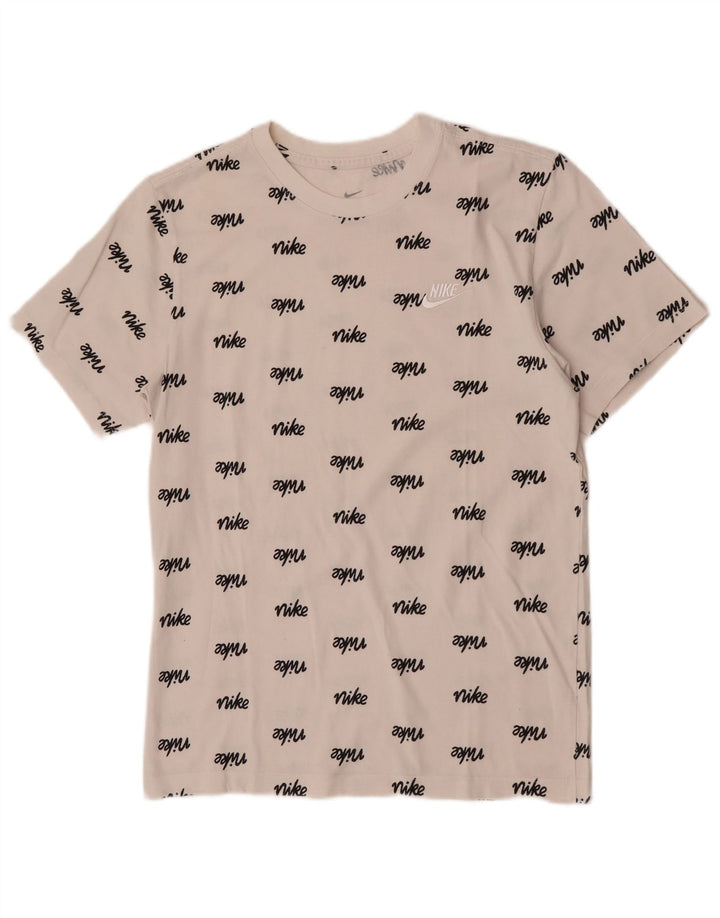 Nike Herren-T-Shirt mit Grafik, Größe S, Weiß