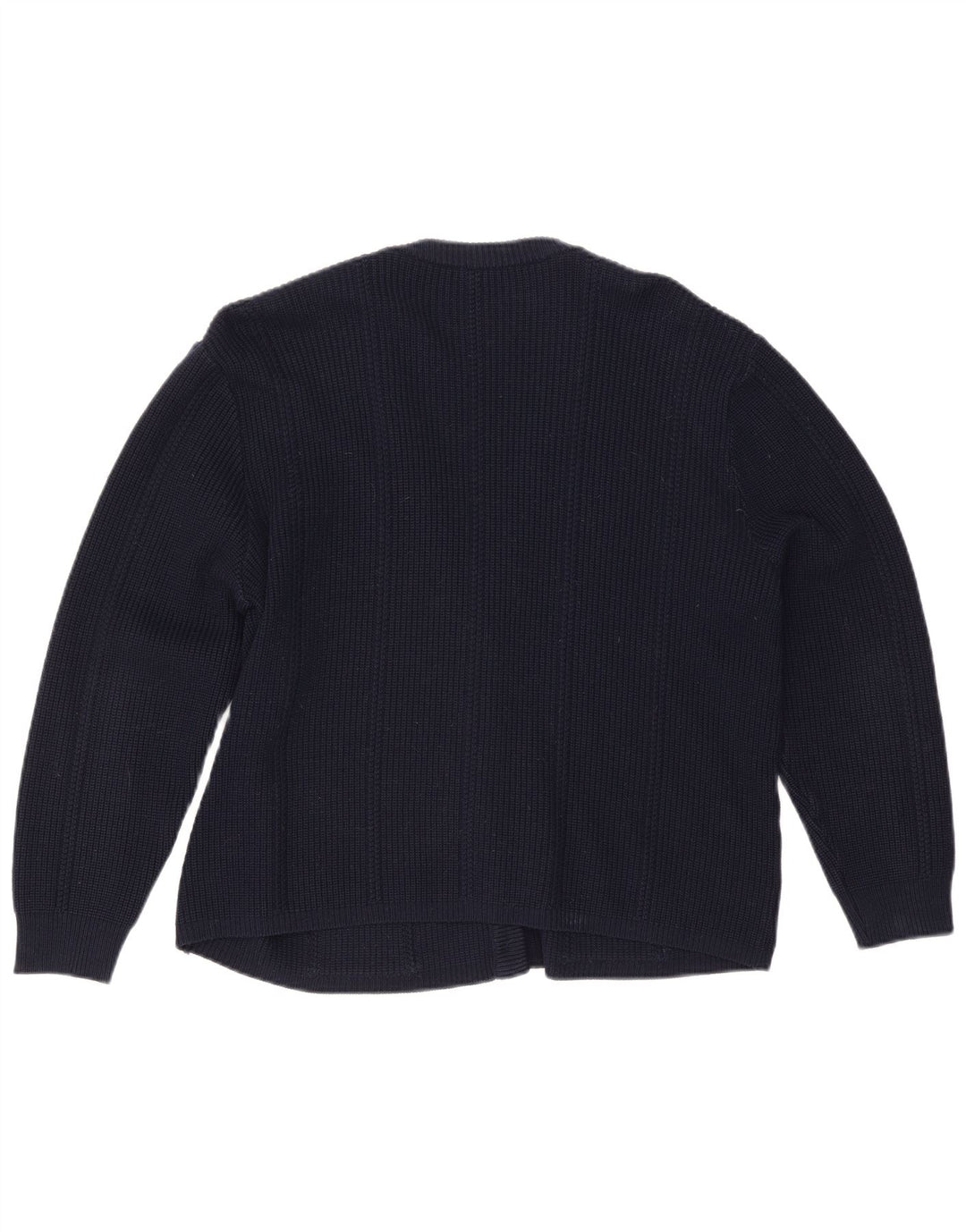 Schoeller Damen Strickjacke Pullover IT 48 XL Marineblau Polyacryl