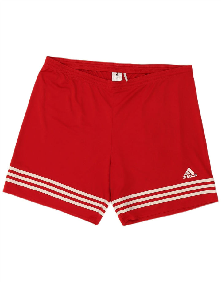 Adidas Herren Climalite Sport Shorts XL Rot Polyester