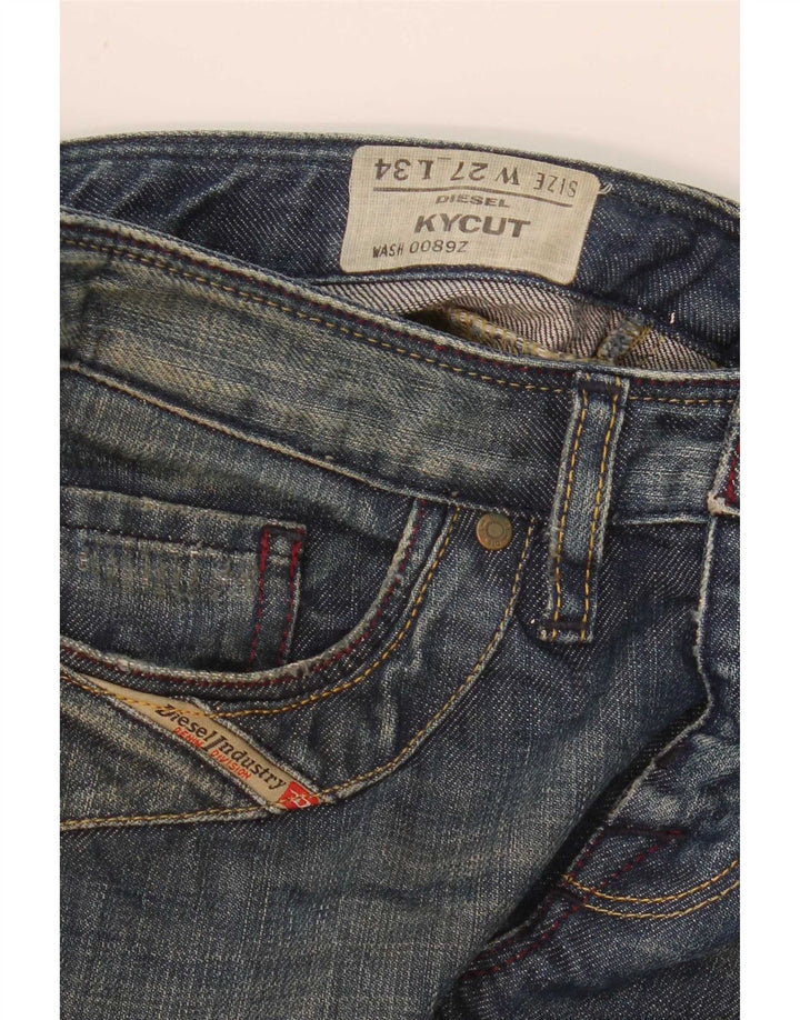 Diesel Damen Kycut Straight Jeans W27 L30 Blau