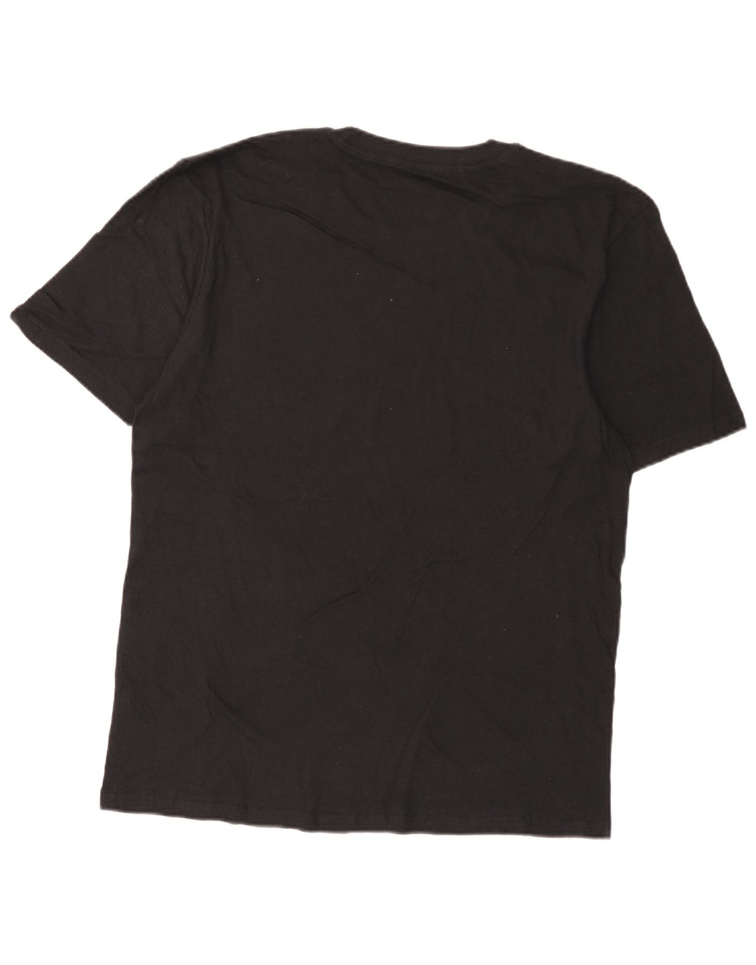 Nautica Herren T-Shirt Top Large Schwarz Baumwolle
