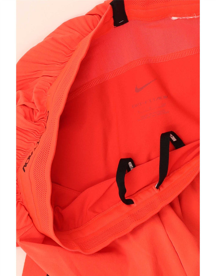 Nike Damen Dri Fit Sport Shorts UK 10 Small Orange