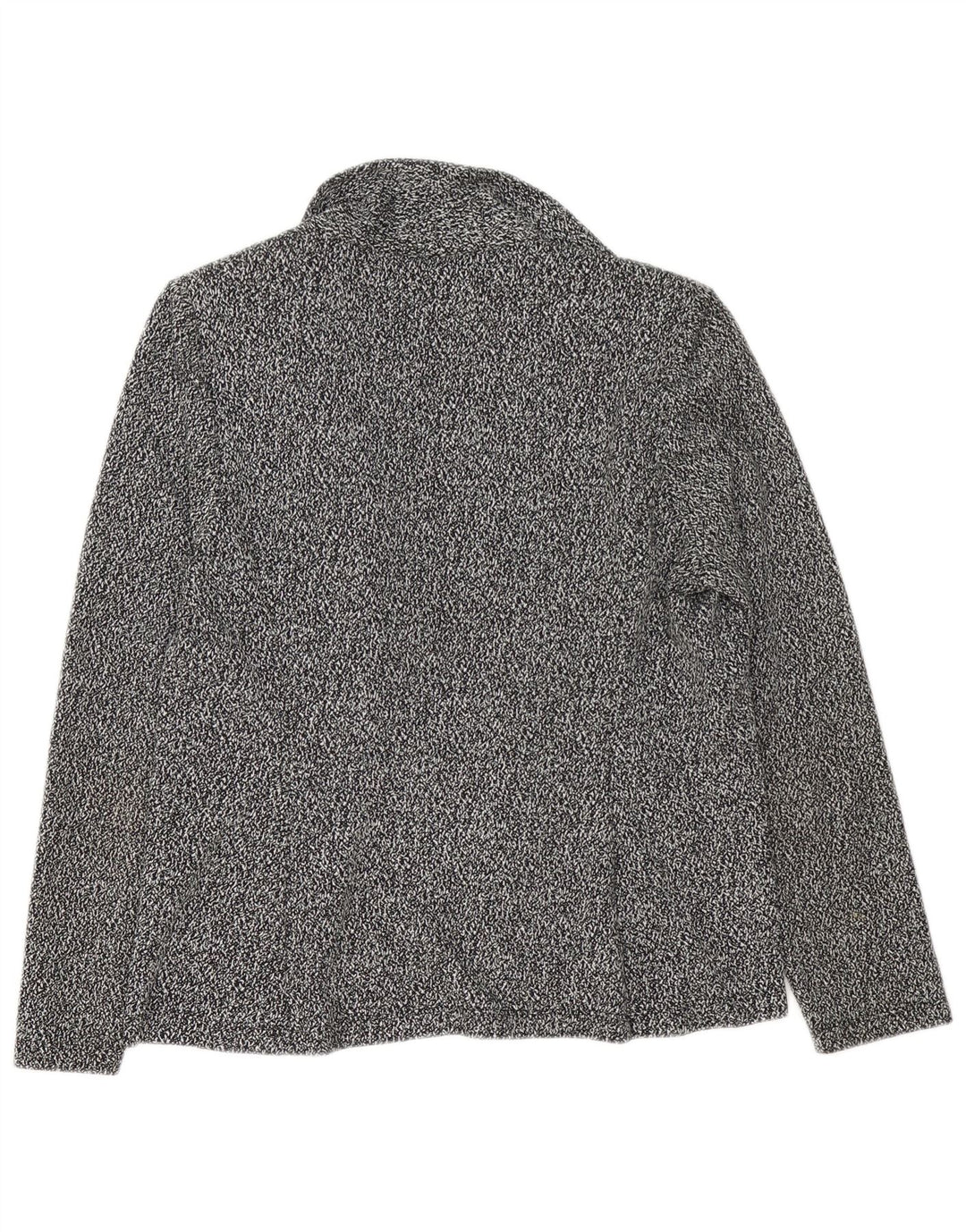 Marks & Spencer Womens Knit Open Blazer Jacke UK 12 Medium Black Flecked