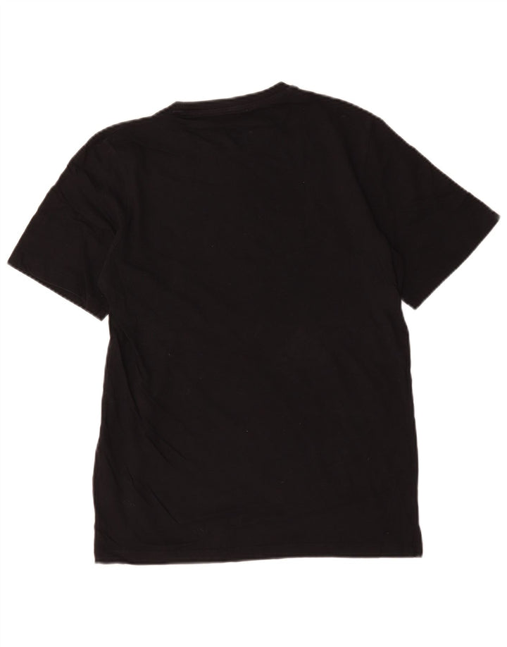 Jack & Jones Herren-T-Shirt mit Grafik, Größe S, schwarze Baumwolle