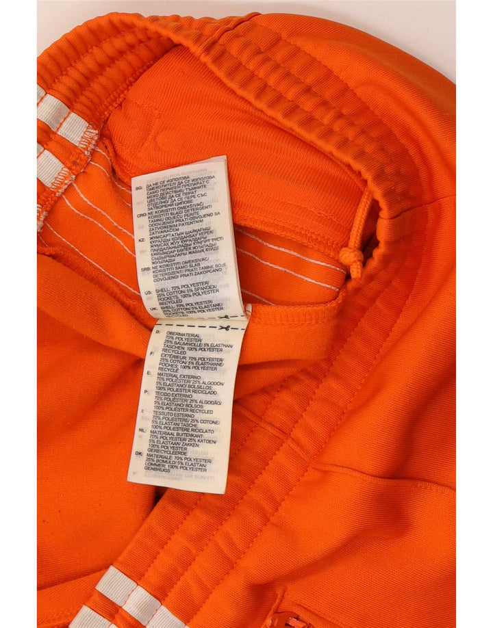 Adidas Damen Trainingshose UK 8 Small Orange Polyester