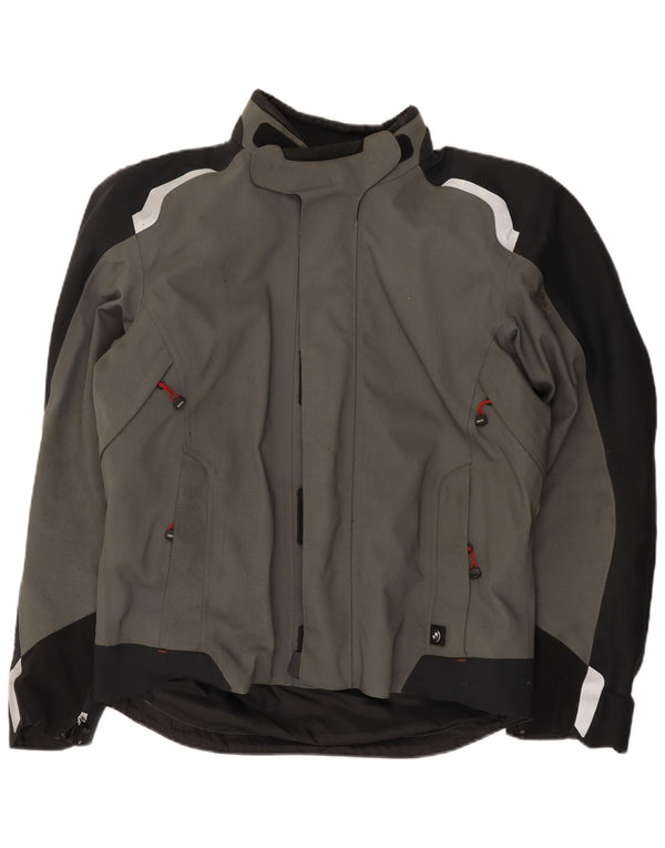 BMW Motorrad Herren Racer Jacke IT 50 Large Grau Colourblock Polyamid