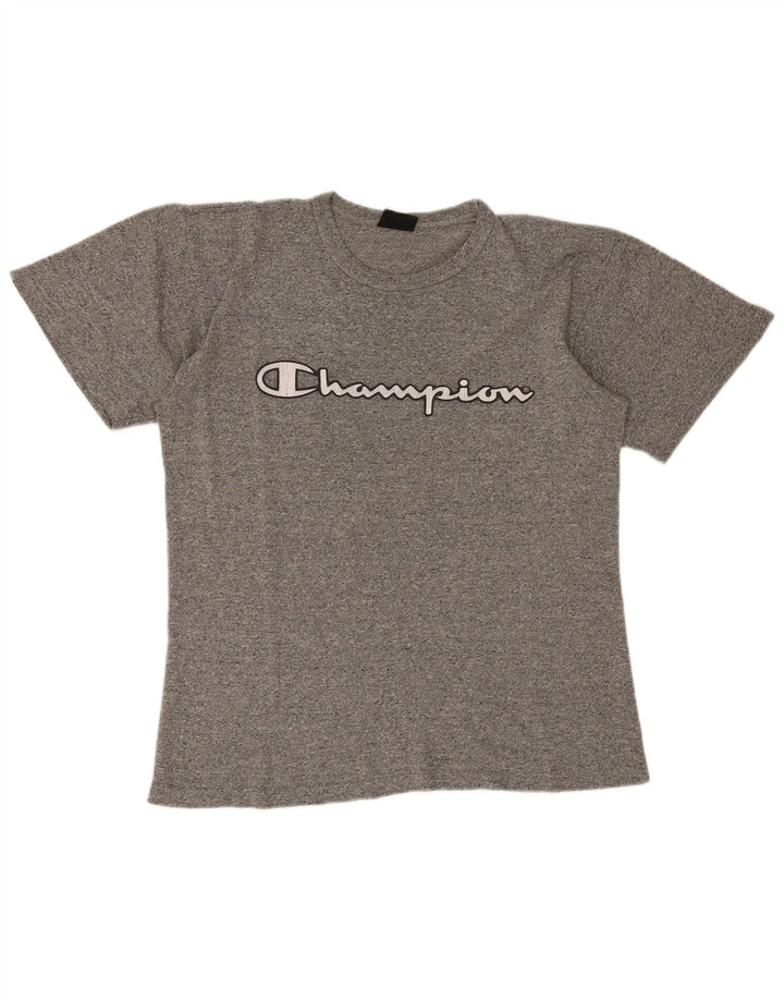 Champion Herren-T-Shirt mit Grafik, groß, grau gefleckt