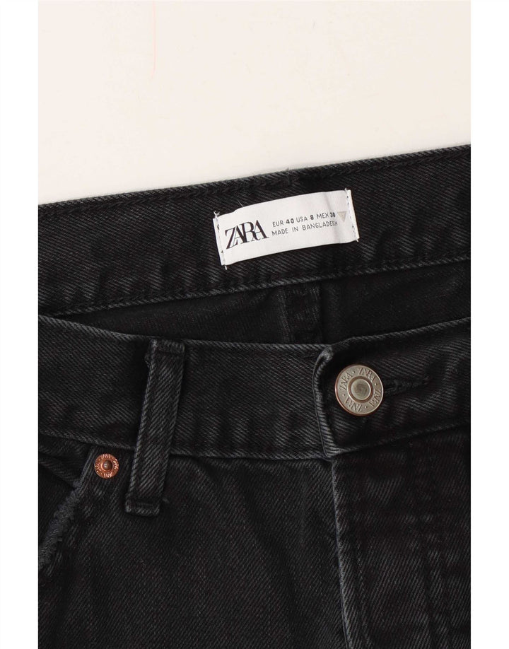 Zara Damen Straight Jeans EU 40 Medium W30 L29 Grau