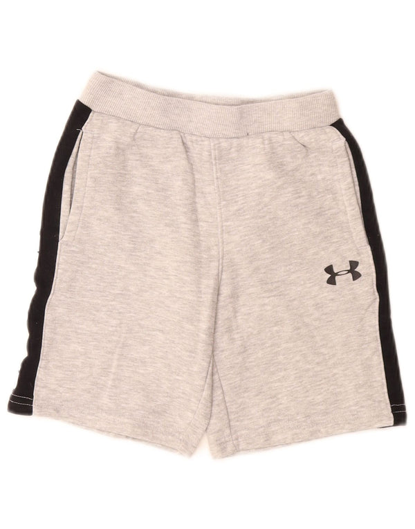UNDER ARMOUR Grafik-Sportshorts für Jungen, 6–7 Jahre, Grau, Farbblock