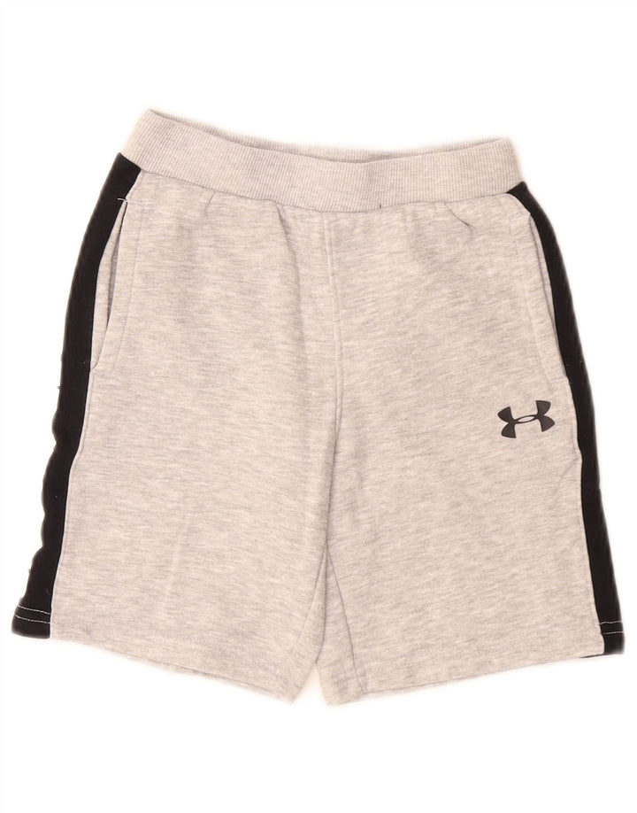 UNDER ARMOUR Grafik-Sportshorts für Jungen, 6–7 Jahre, Grau, Farbblock