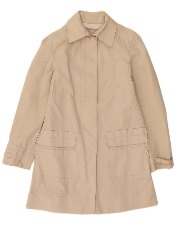 Zara Damen Trenchcoat UK 12 Mittelbeige Baumwolle