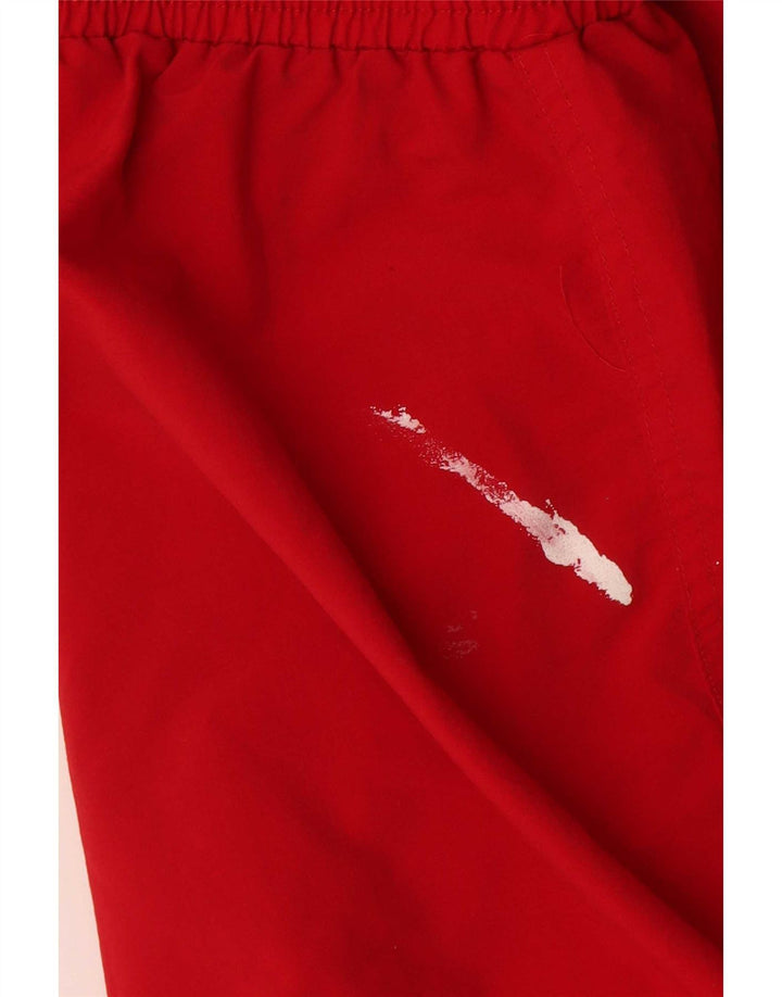 Adidas Herren-Trainingshose, Jogginghose, groß, rot, Polyester