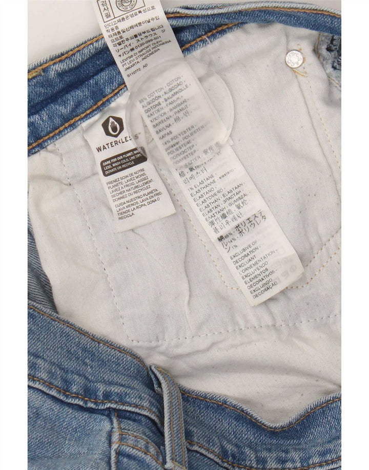 Levi's Damen Ribcage Straight Jeans W31 L29 Blaue Baumwolle