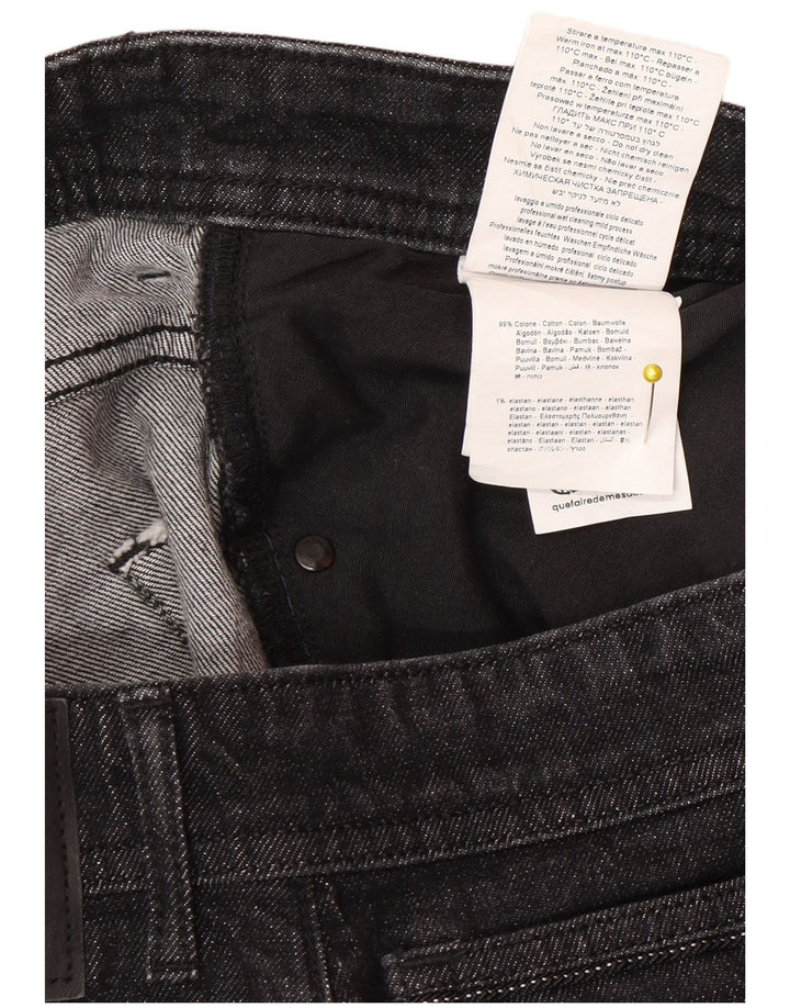 Replay Herren Grover Straight Jeans W36 L32 Graue Baumwolle