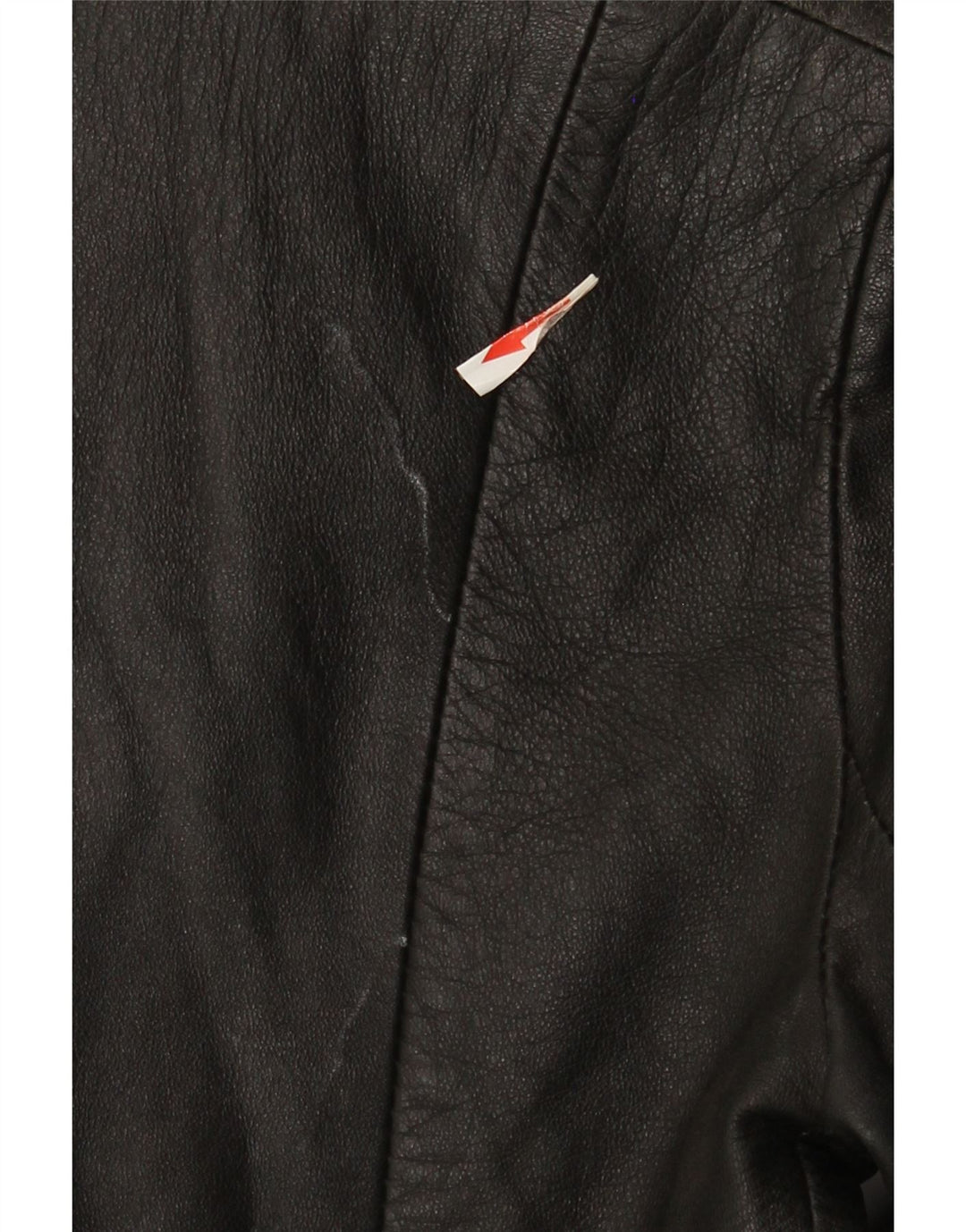 Vintage Damen Lederjacke UK 8 Kleines schwarzes Leder