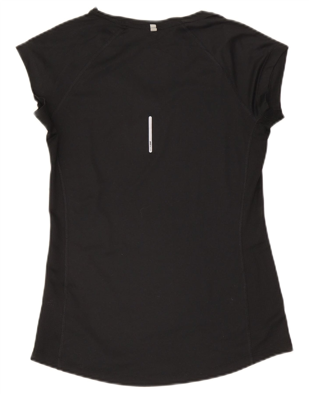 Nike Damen Dri Fit T-Shirt Top UK 8 Small Schwarz Polyester
