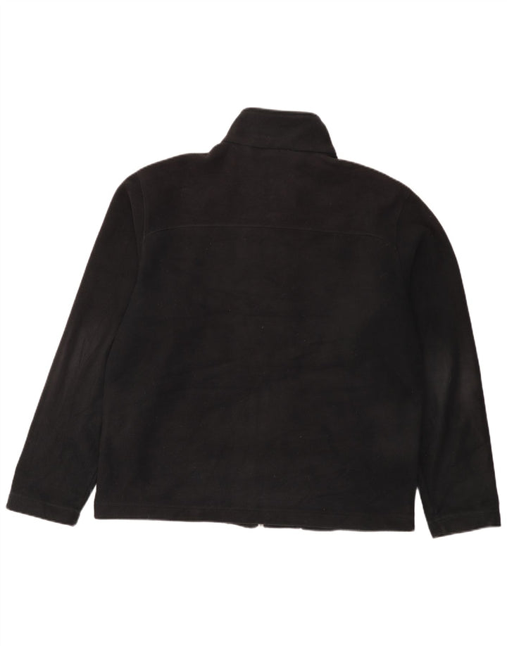 TIMBERLAND Herren Fleecejacke UK 40 Large Schwarz Polyester