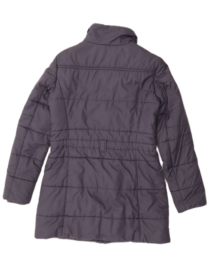 Esprit Damen Wattierter Mantel UK 12 Medium Marineblau
