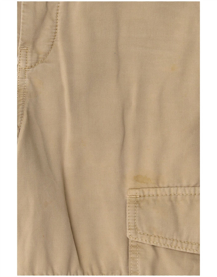 Gerade Cargohose für Damen von Zara, Größe S, W27, L30, Beige