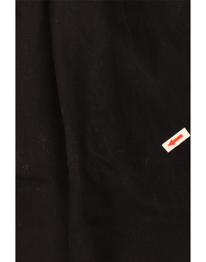 Lee Herren Brooklyn Straight Jeans W34 L30 Schwarze Baumwolle