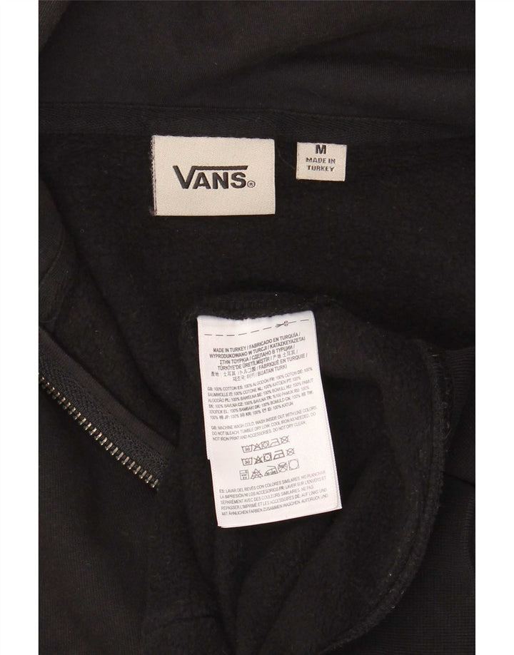 Vans Herren-Kapuzenpullover mit Reißverschluss, mittelschwarz, Baumwolle