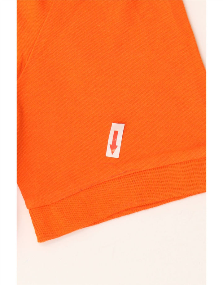 Kappa Herren Poloshirt Large Orange Baumwolle
