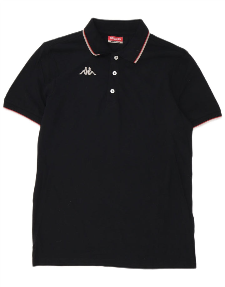 Kappa Herren Poloshirt Mittelschwarze Baumwolle