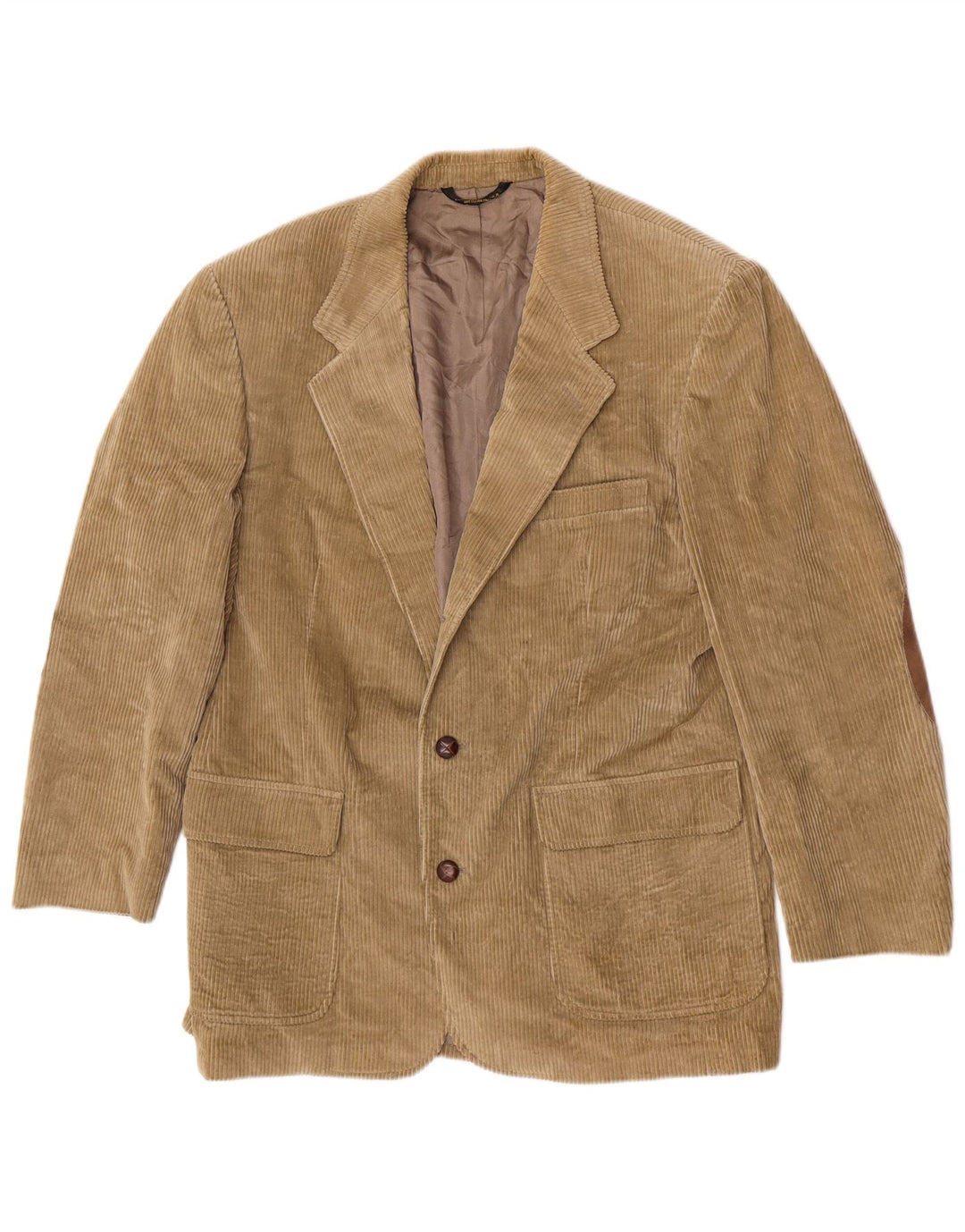 Orvis Herren-Blazer aus Cord mit 2 Knöpfen, UK 42, XL, Beige