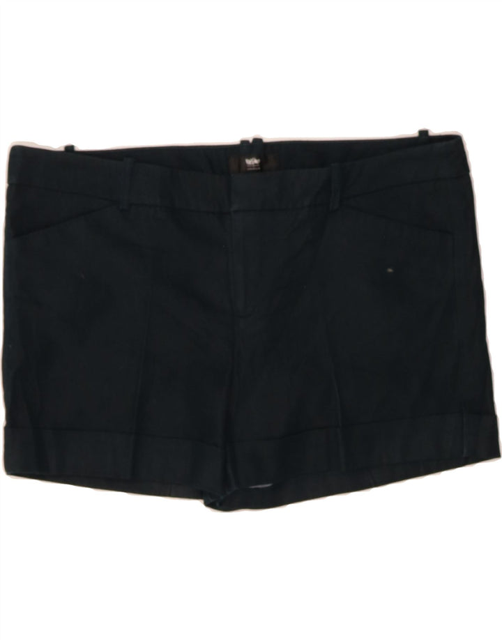 MOSSIMO Womens Casual Shorts US 16 2XL W36 Navy Blue Cotton Vintage Mossimo and Second-Hand Mossimo from Messina Hembry 
