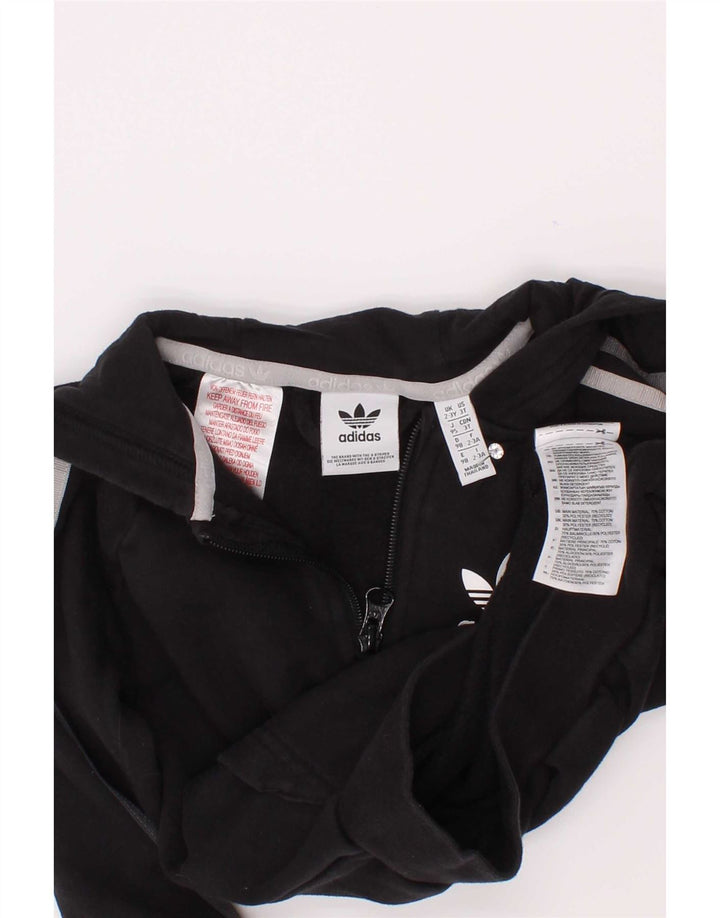 Adidas Jungen Kapuzenpullover 2–3 Jahre, schwarze Baumwolle