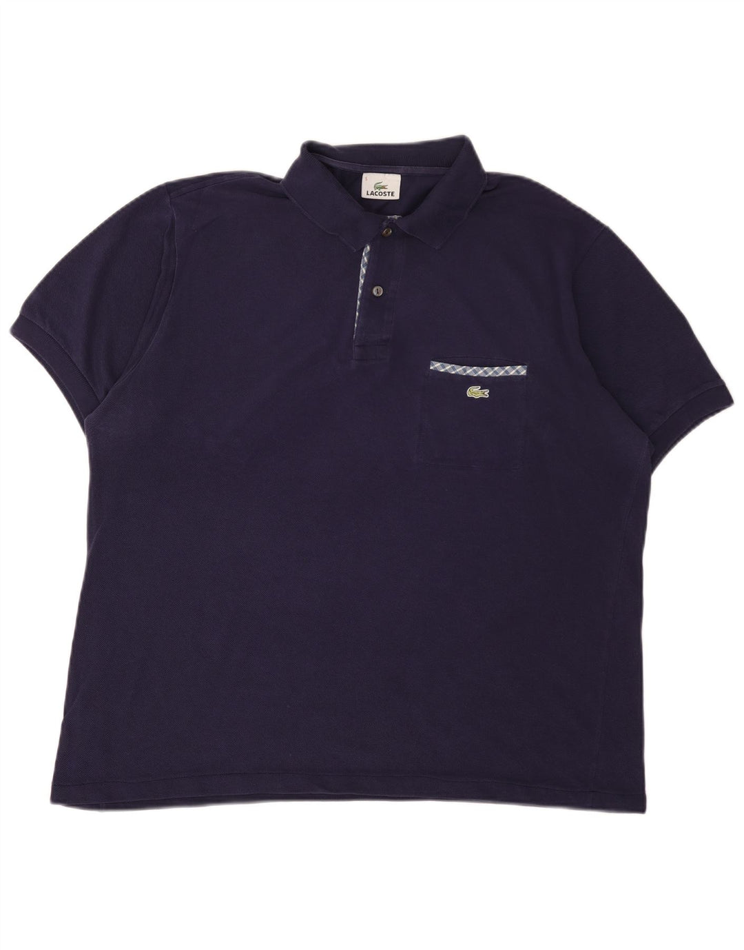 Lacoste Herren-Poloshirt, Größe 5, groß, Marineblau