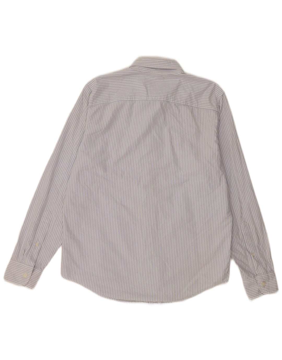 Abercrombie & Fitch Herrenhemd aus mittelblauer, gestreifter Baumwolle