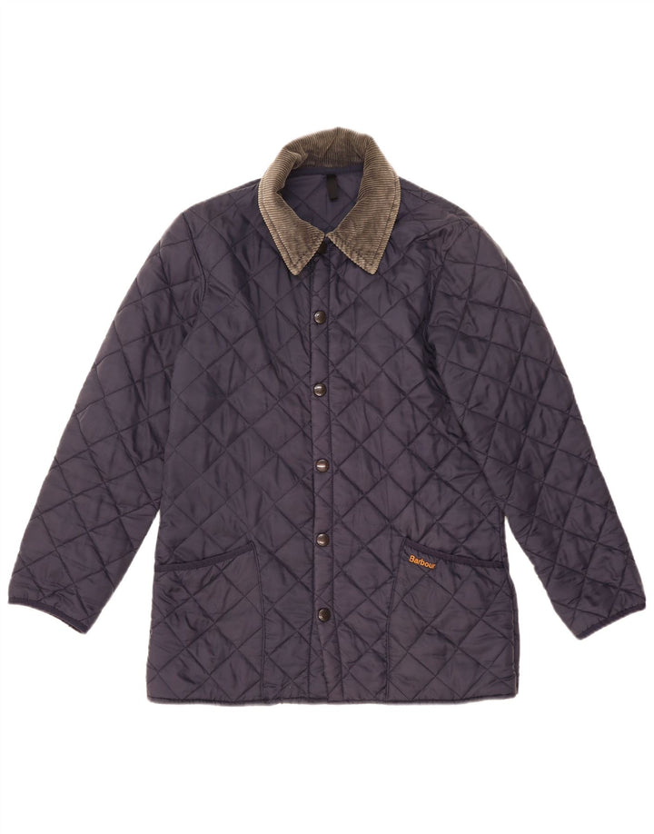 Barbour Herren Steppjacke UK 38 Medium Navy Blue Colourblock