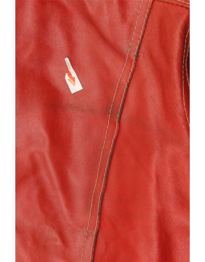 Planet Herren Lederjacke IT 54 2XL Rot
