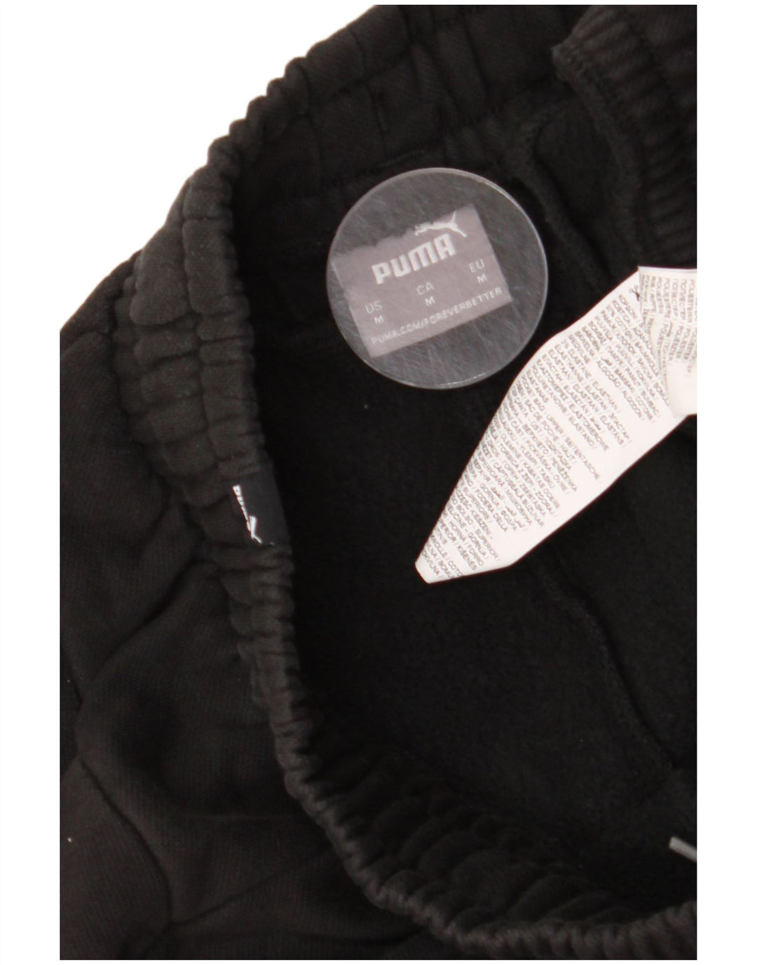 Puma Herren-Trainingshose mit Grafik, mittelgroß, Schwarz