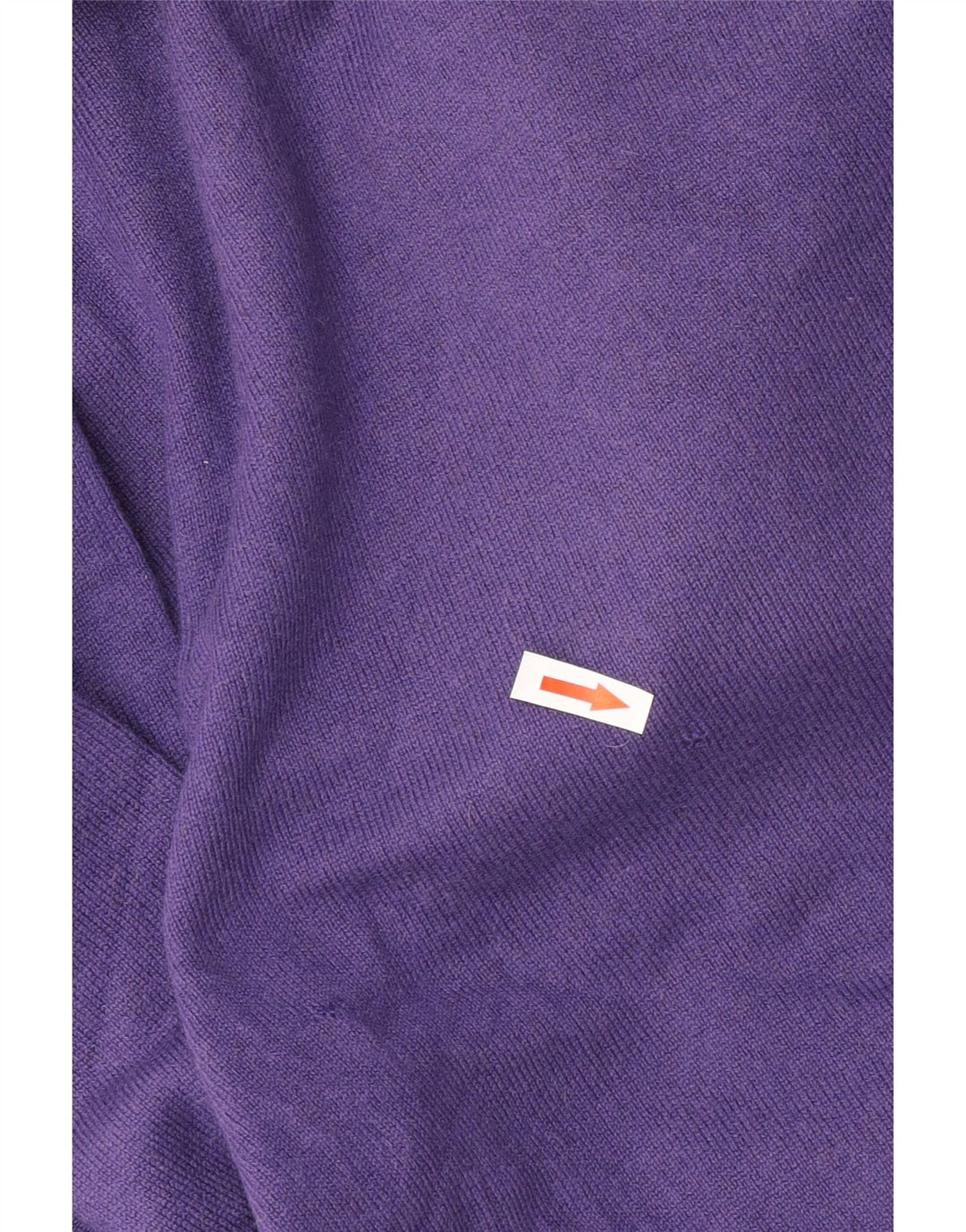 Vintage Herren Pullover mit Rundhalsausschnitt Mittellila Kaschmir