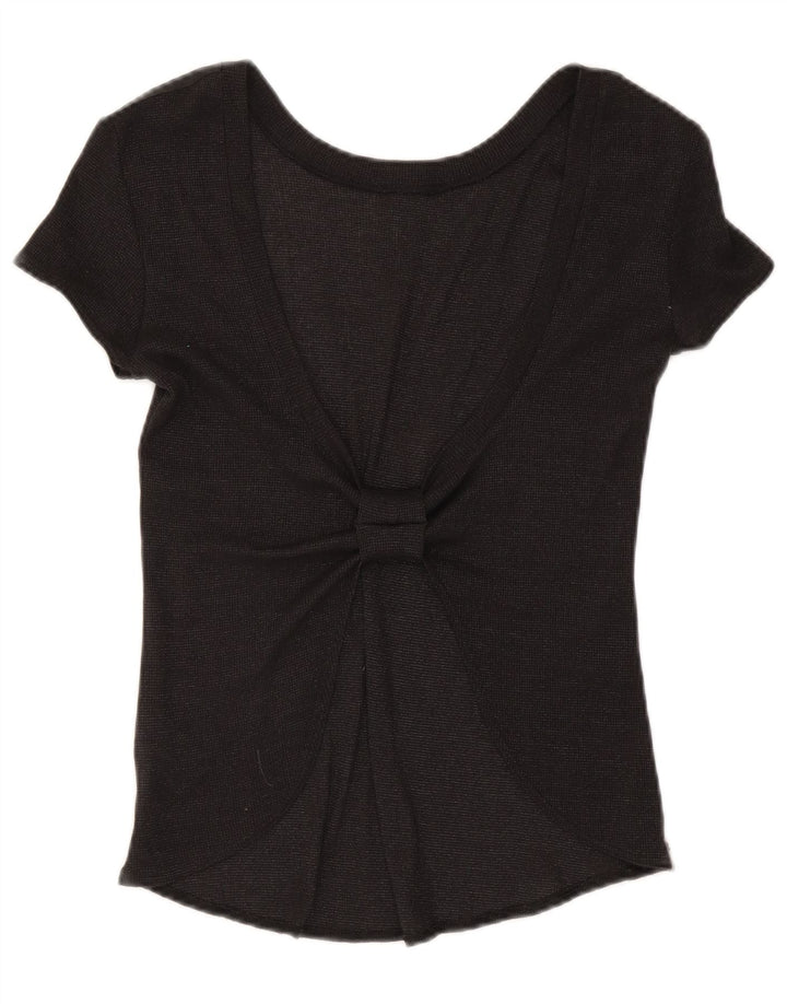 ADIDAS Damen Bluse Top IT 40 Small Schwarz