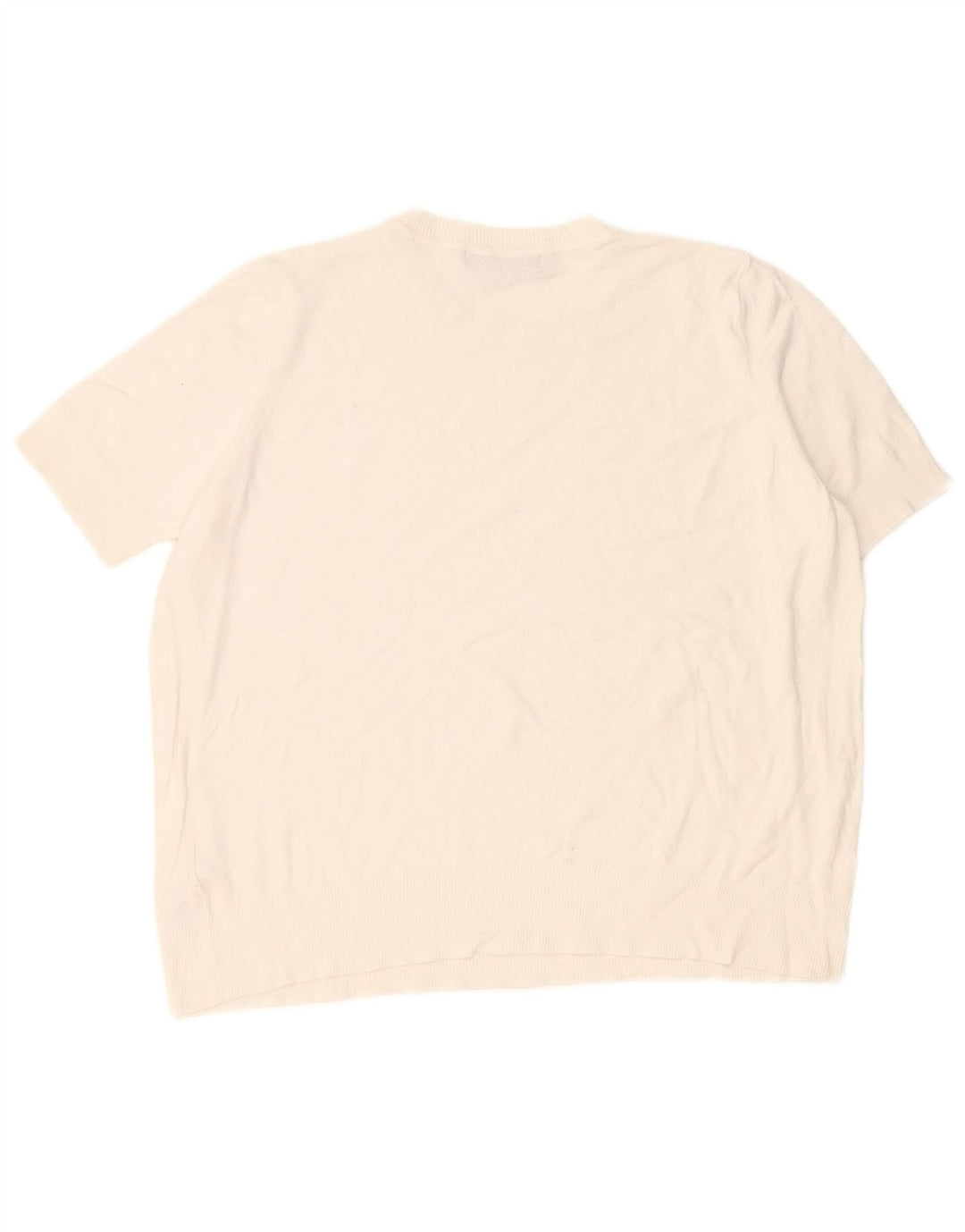 Marks & Spencer Damen-Pullover mit Rundhalsausschnitt, Gr. 40, Größe L, Weiß