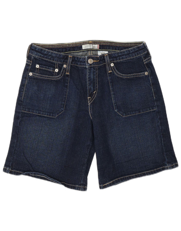 Levi's Damen 545 Denim Shorts US 4 Small W28 Marineblaue Baumwolle