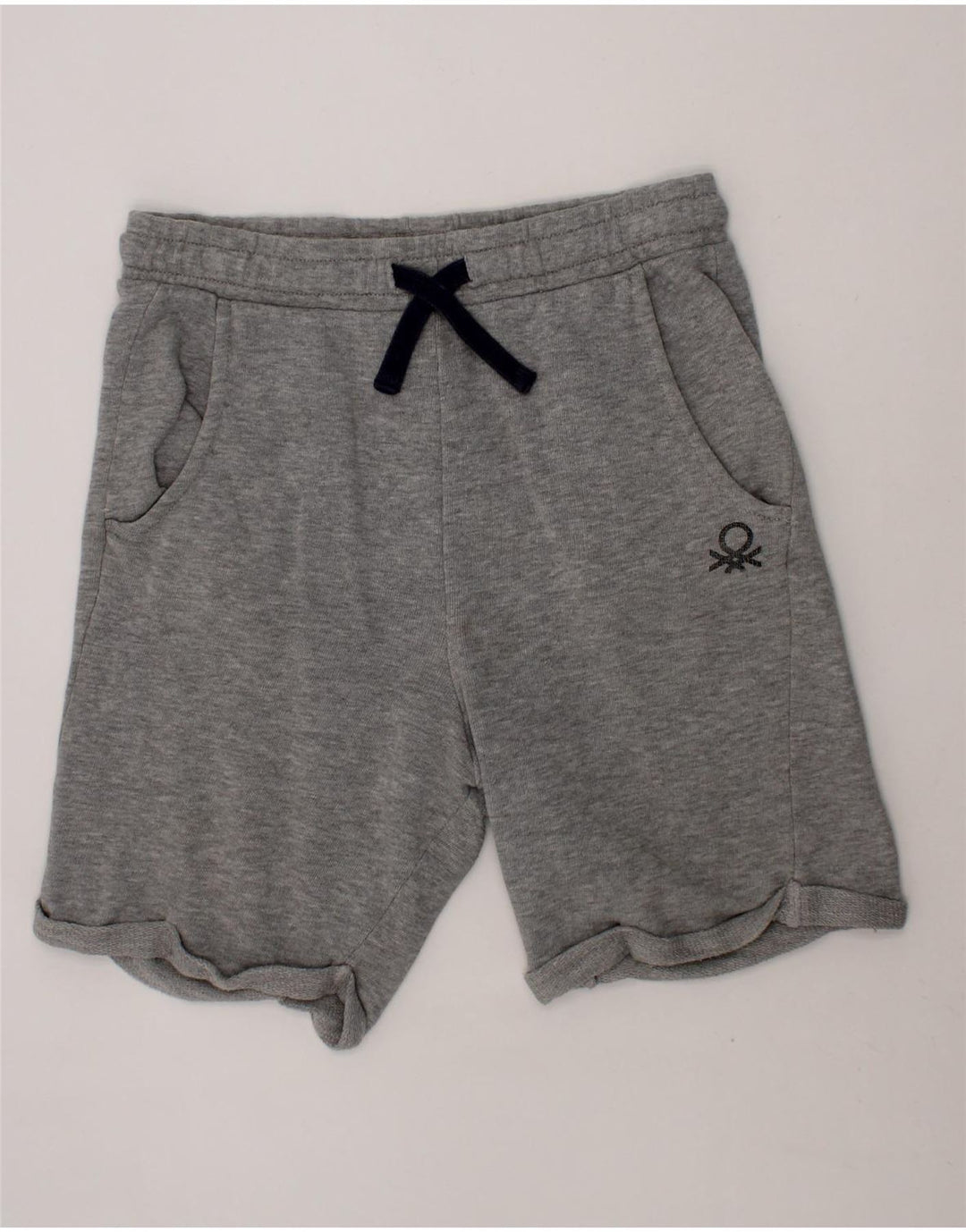 BENETTON Boys Sport Shorts 8-9 Years Large Grey Cotton Vintage Benetton and Second-Hand Benetton from Messina Hembry 
