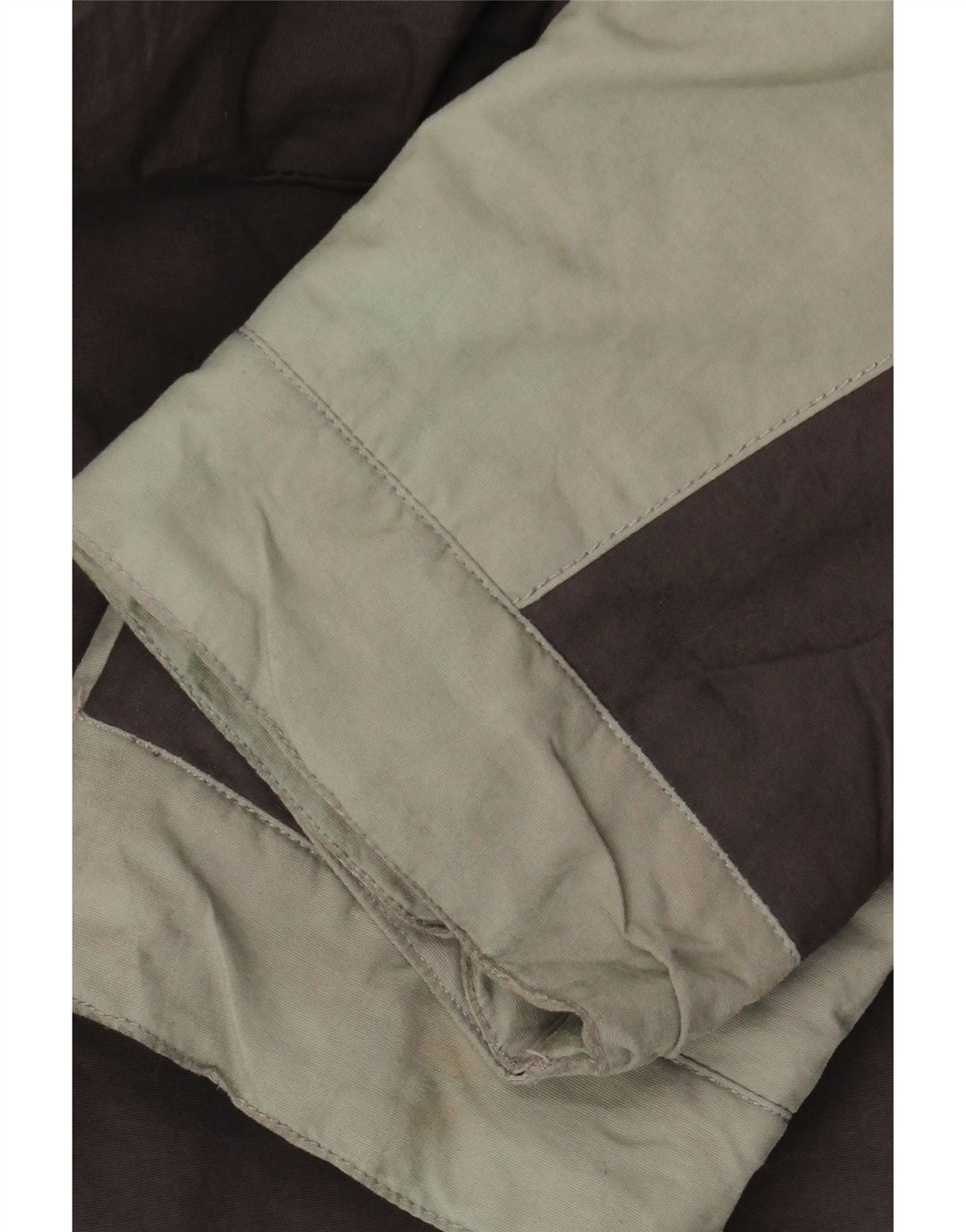 Quiksilver Herren-Windbreaker-Jacke, UK 40, groß, graues Colourblock-Polyester